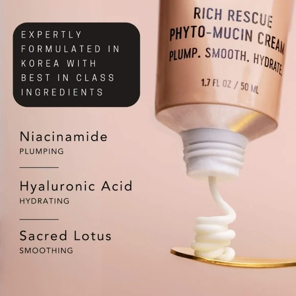 CLEARANCE! Saint Jane Rich Rescue Phyto-Mucin Cream, 50ml, NIB - Picture 7 of 12